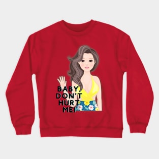 Adorable woman. Crewneck Sweatshirt